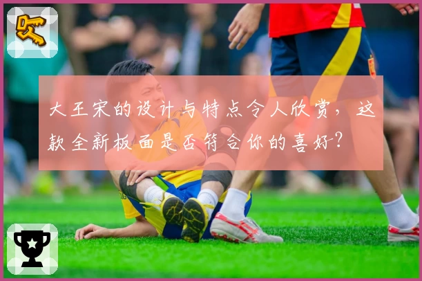 大王宋的设计与特点令人欣赏，这款全新板面是否符合你的喜好？